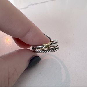 David Yurman X Crossover Band Ring